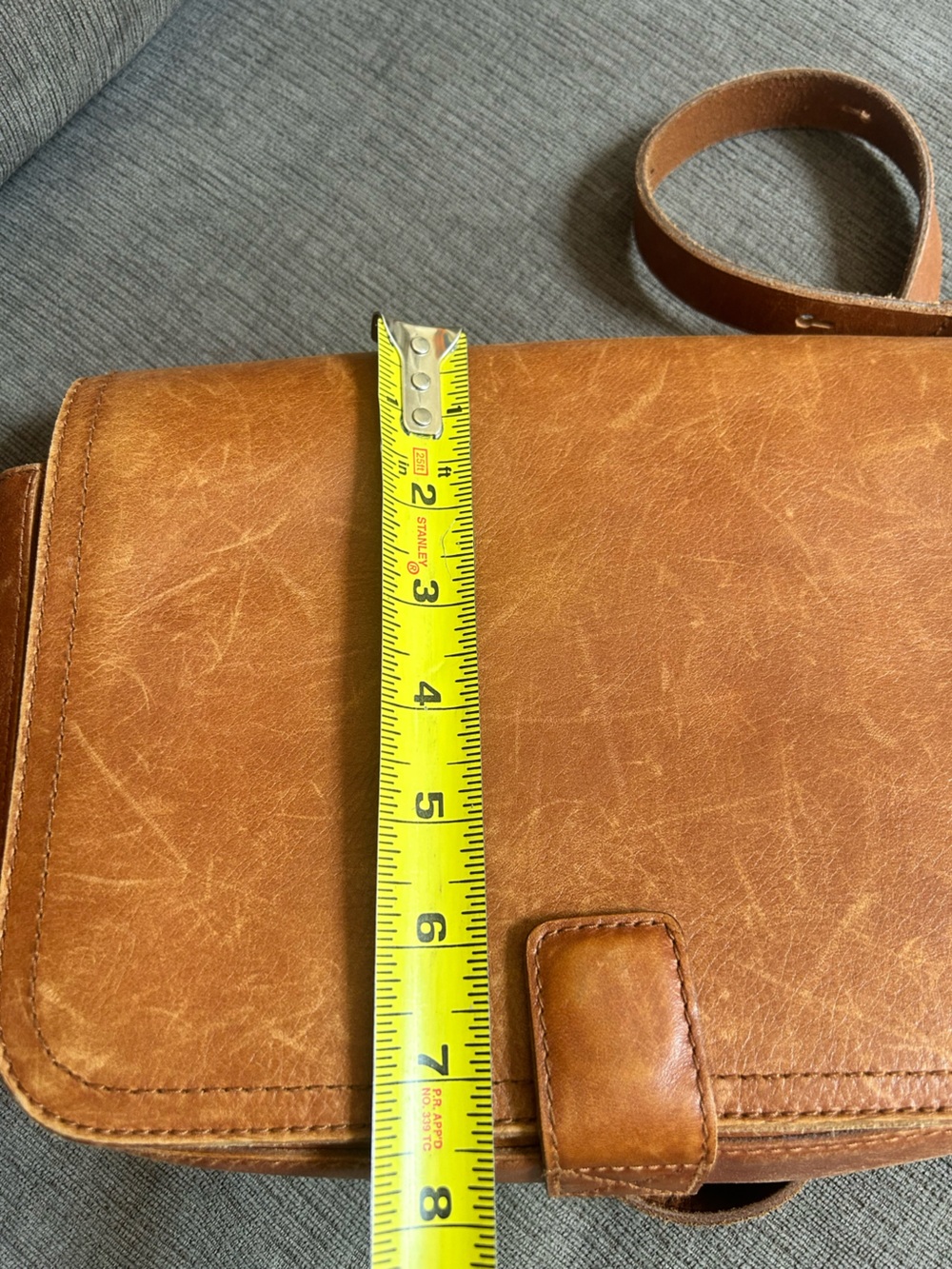 $15 in a bundle Madewell Transport Flap Bag English Saddle leather - Picture 10 of 14